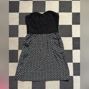 Xhilaration Black and white dress